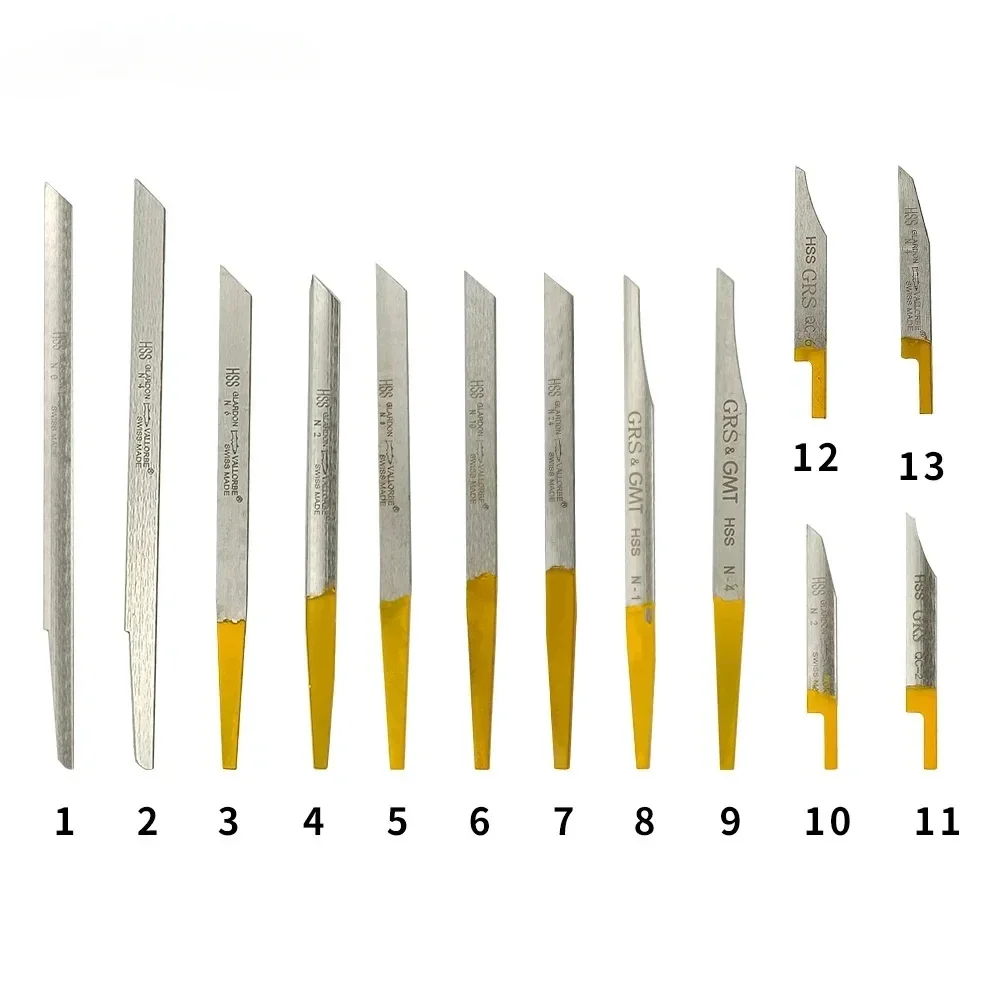 

13pcs Professional Engraving Knife Jewelry Engraver Tools for Pneumatic Impact Engraver Cutting Jewelry Making Tool for Jeweler