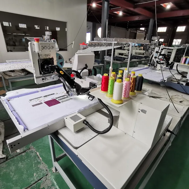 High Speed Computer Embroidery Machine Automatic Multi Needle Equipment for Custom Logo Applications