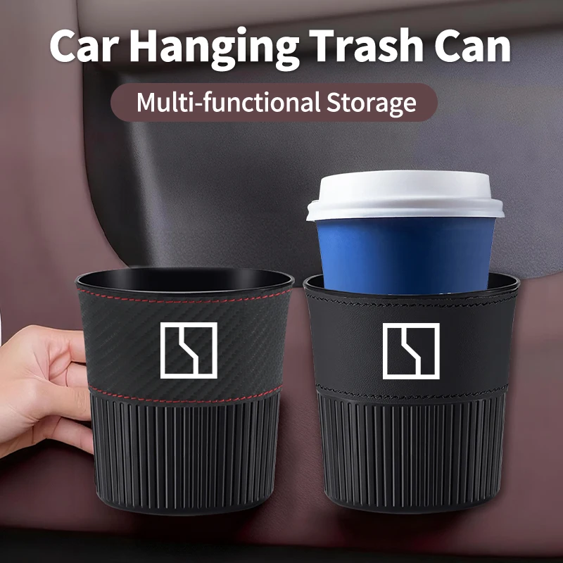 Car accessories interior Trash Can Waterproof Hanging Garbage Bin For Zeekr X 001 009 2022 2023 2024 Al 2