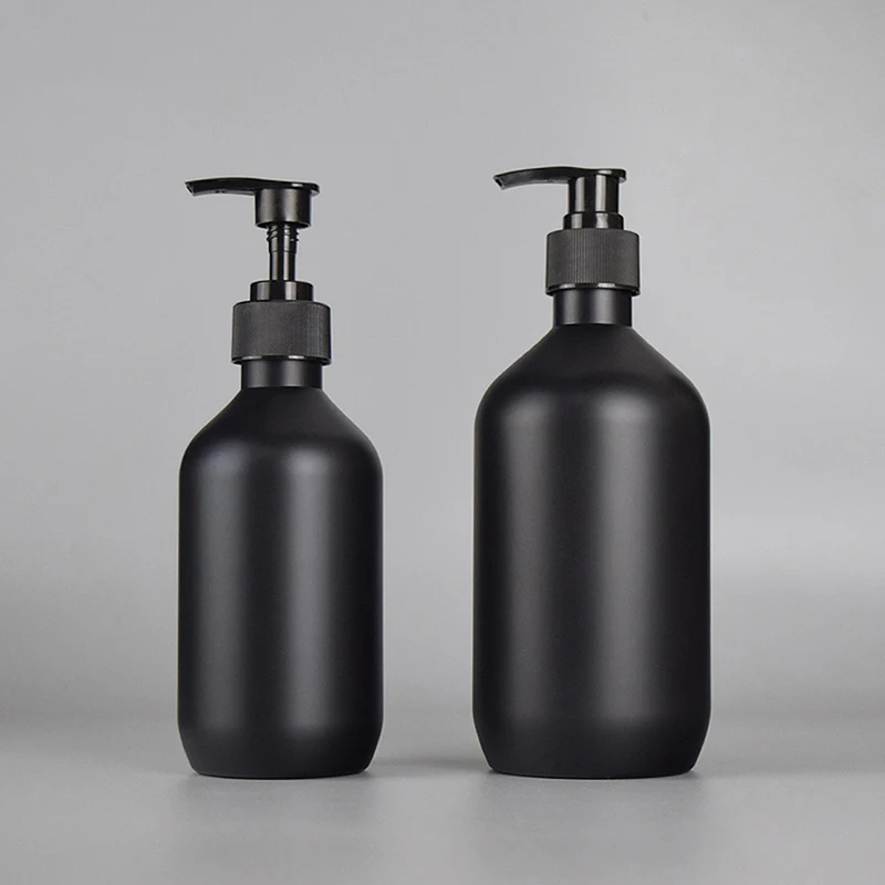 

300/500ML Plastic Pump Bottles Shampoo Conditioner Body Wash Soap Dispenser Refillable Lotion Containers for Bathroom
