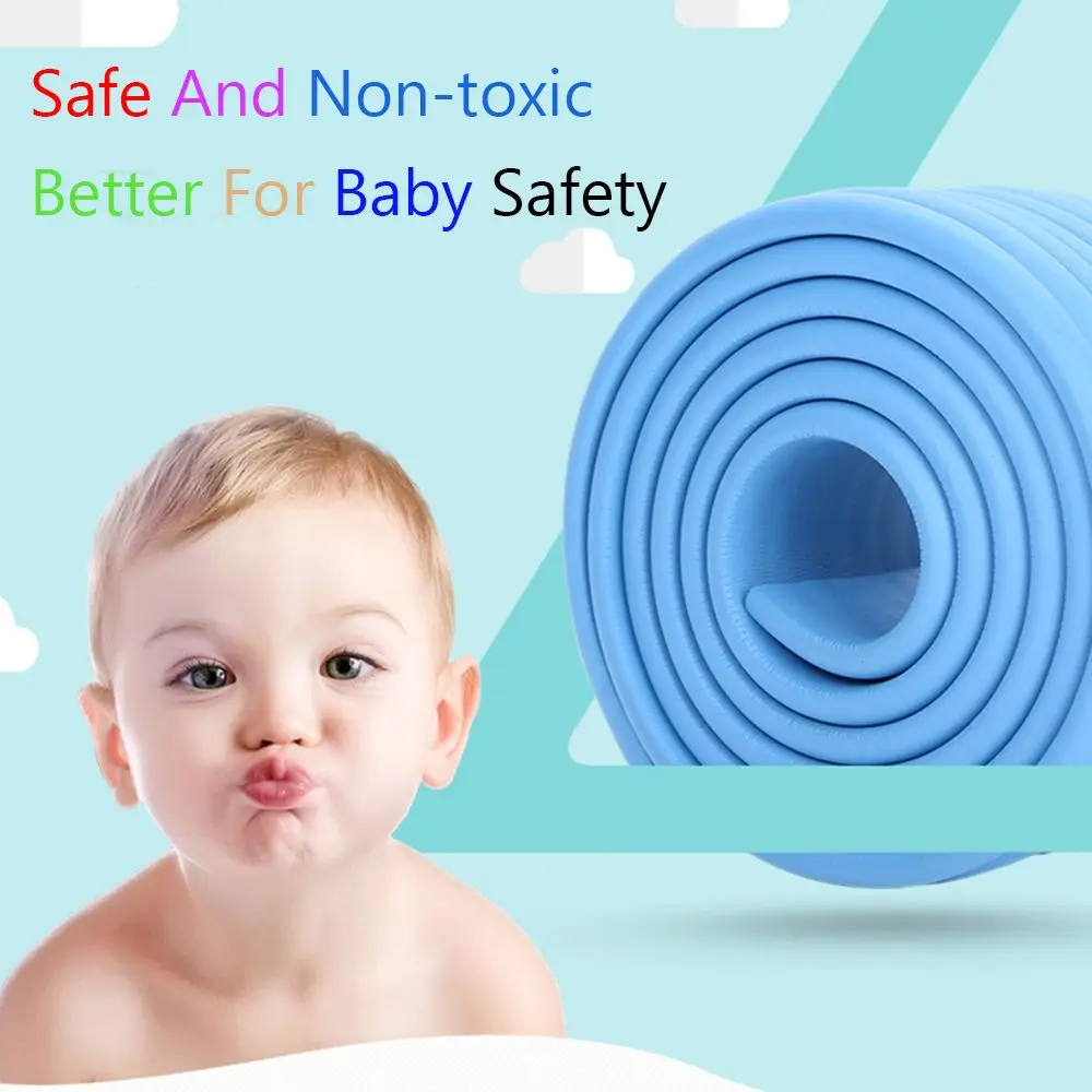 2 Meter 16 Colors Collision Cushion Foam Bumper Children Protection Desk Corner Protector Guard Strip Table Edge Baby Safety