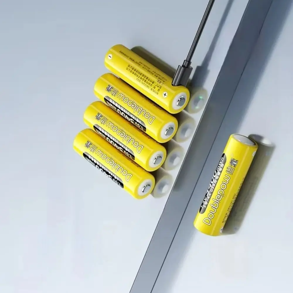 

6pcs/lot 1.5V AA rechargeable battery 3400mWh USB lithium-ion battery is suitable for alarm clock door lock toy battery