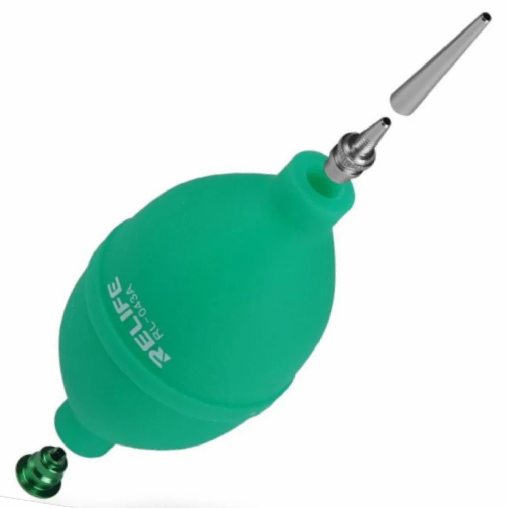 Imagem -02 - Telefone Repair Dust Cleaner Air Blower Ball Cleaning Pen Pcb pc Keyboard Dust Removing Câmera Lens Cleaning Tool 2in 1