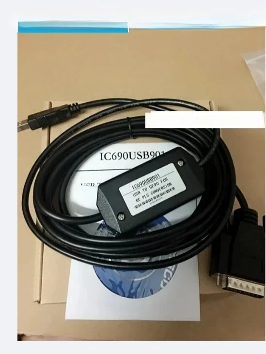 

1pcs IC690USB901 Programming Cable for GE SNP GE90-70 / 90-30 Series PLC / Communication / Download Cable IC690USB90