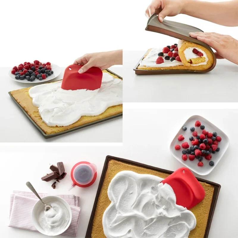 Nonstick Baking Pastry Tools Silicone Baking Rug Mat Cake Rolls Mold Cake Pad Silicone Mold Baking Pastry Swiss Roll Mats