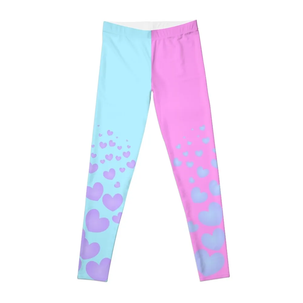 

Pastel Goth Duo Colour Leggings Leggings women's sports pants high waist leggings women