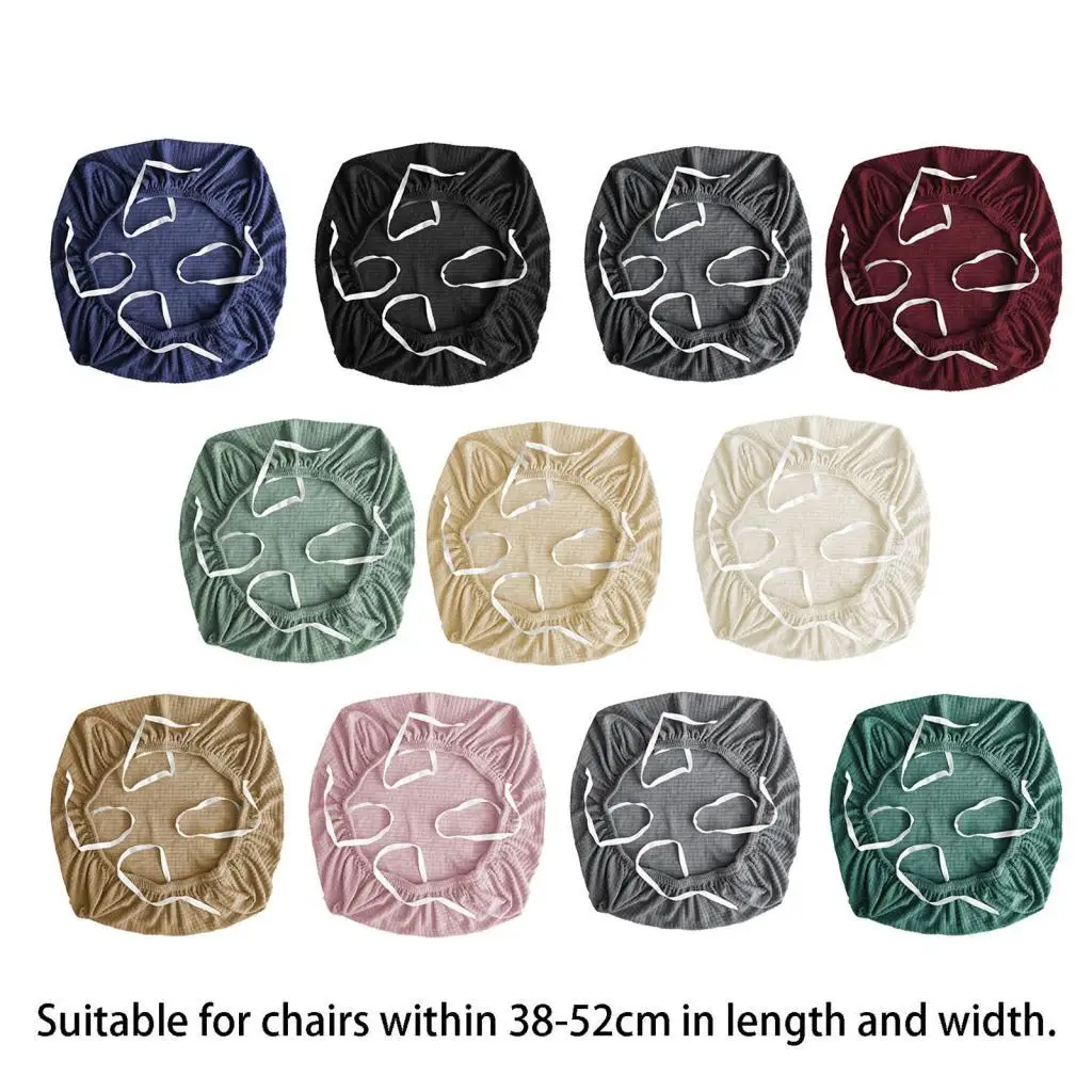 Velvet Gaming Chair Cover Fuzzy Rotating Chair Slipcover Comfortable Seat Protector for Adjustable Armchairs Home