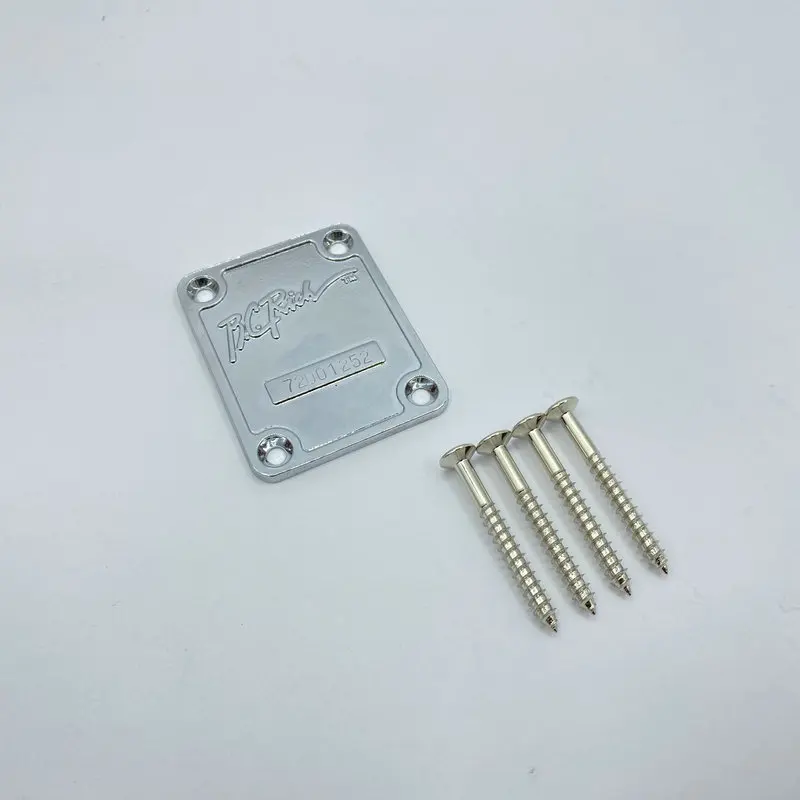 Korea made BCRICH original electric guitar neck plate with screws one sets different series No.