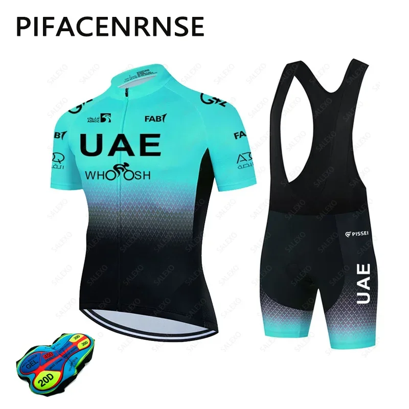 

Uae Cycling Jersey Set Mens Summer Breathable Short Sleeve Bicycle Clothing Suit Mountain Bike Sportswear Ropa Maillot Ciclismo