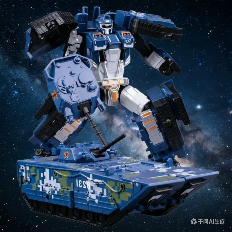 

Special Offer20CM New Transformation Tank Mol Toys Figure Action Robot Aircraft J-15 99A Tank Z-20 055 Boys Kids Gifts W991-2in