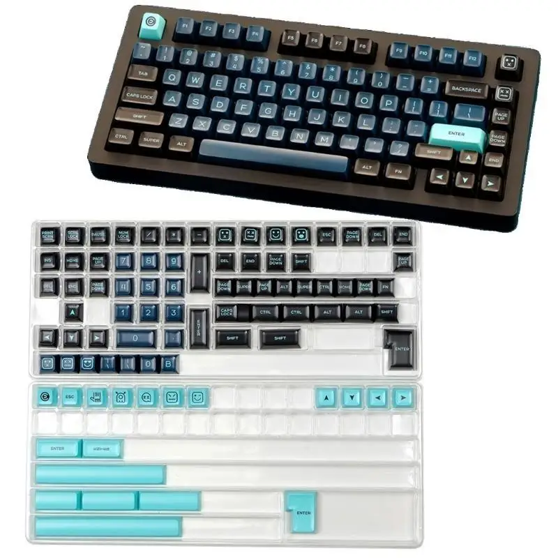 

652F 160Keys PBT Double Shot SAProfile Keycap DIY Keyboards 61 64 68 84 96 98
