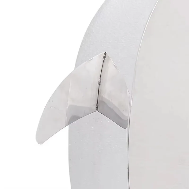 PIKES Dolphin Spa Water Fountains Pool Waterfalls Stainless Steel Water Descent