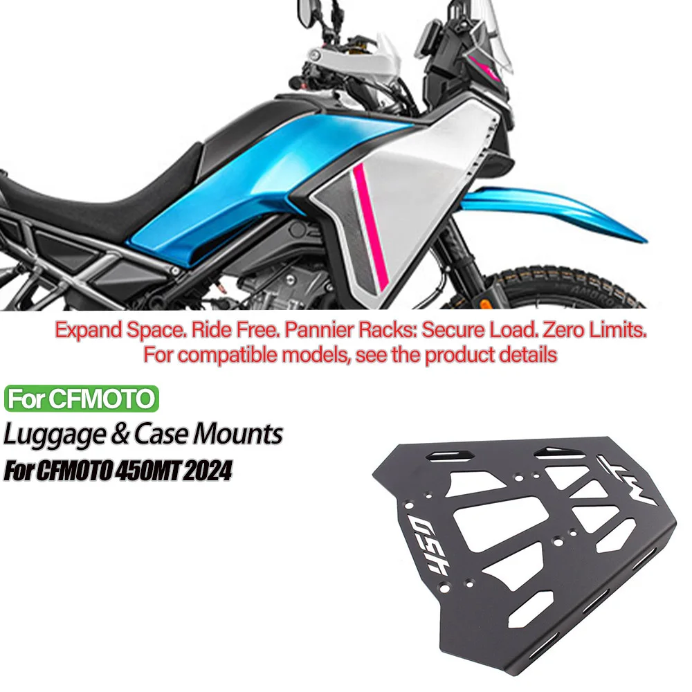 

For CFMOTO 450MT Enlarge luggage rack Cfmoto 450MT Tailbox rack Tail package frame Enlarge the rear tailstock Tailbox chassis