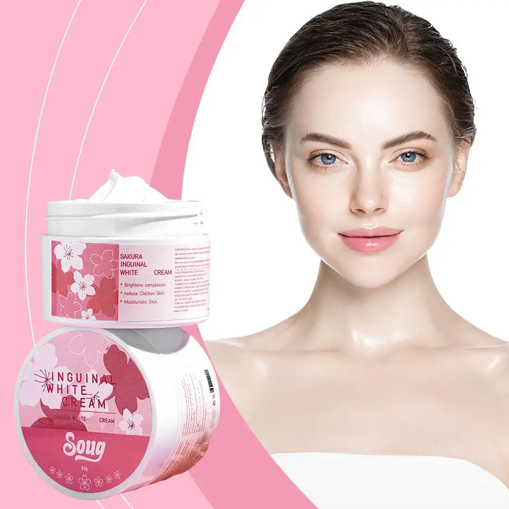 Body Whitening Cream Onderarm Knie Elleboog Bil Private Delen Bleken Zwarte Vlekken Verhelderen Gladde Huidverzorging 30G