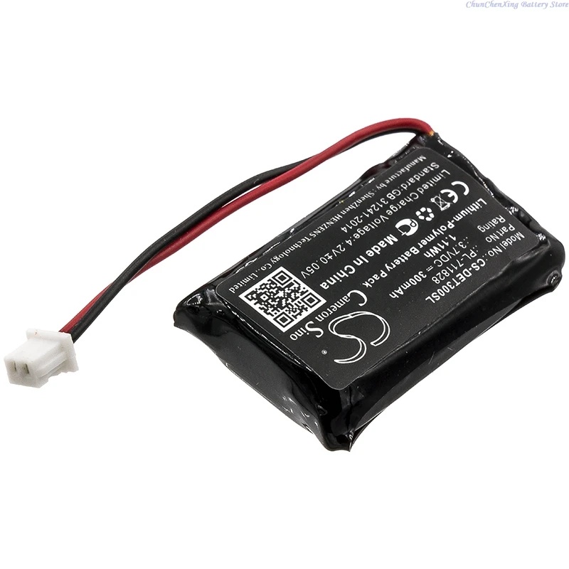 3.7V 300mAh Dog Collar Battery PL-711828,PL-711828N,BL-100,BP-504,BP37TR for Educator ET-300/ET-302/ET-300-L/ET-302-L Receiver