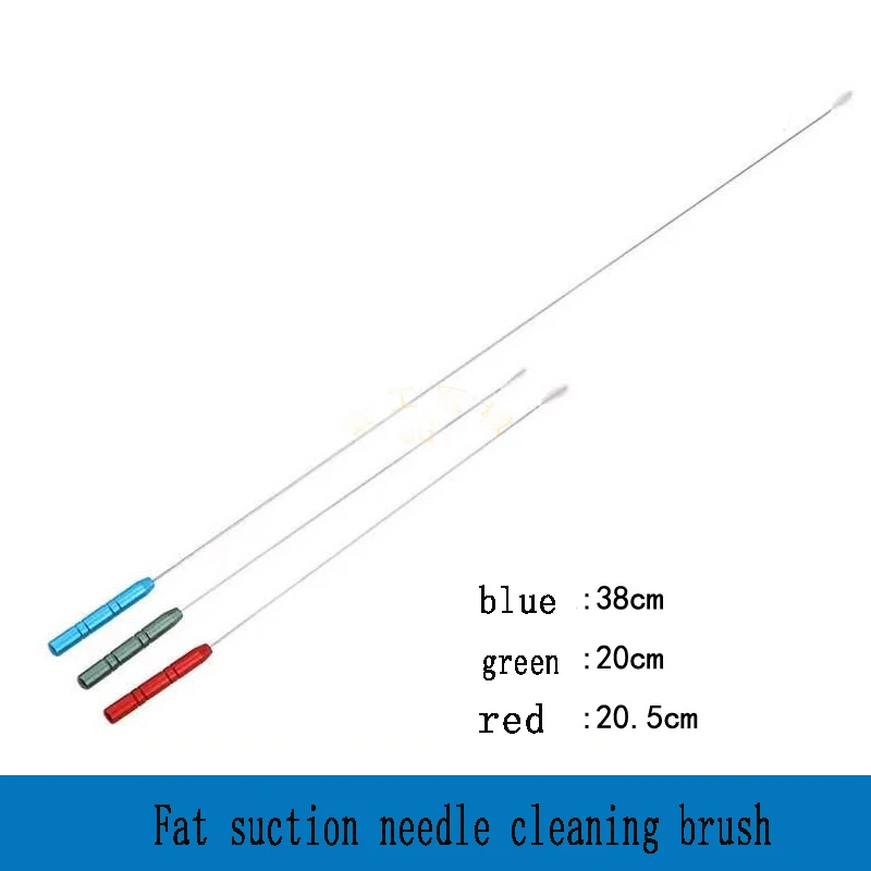 Liposuction Needle Cleaning Brush Liposuction Needle Stainless Steel Dredging Water Injection Needle Tool Fat Transplantation Li