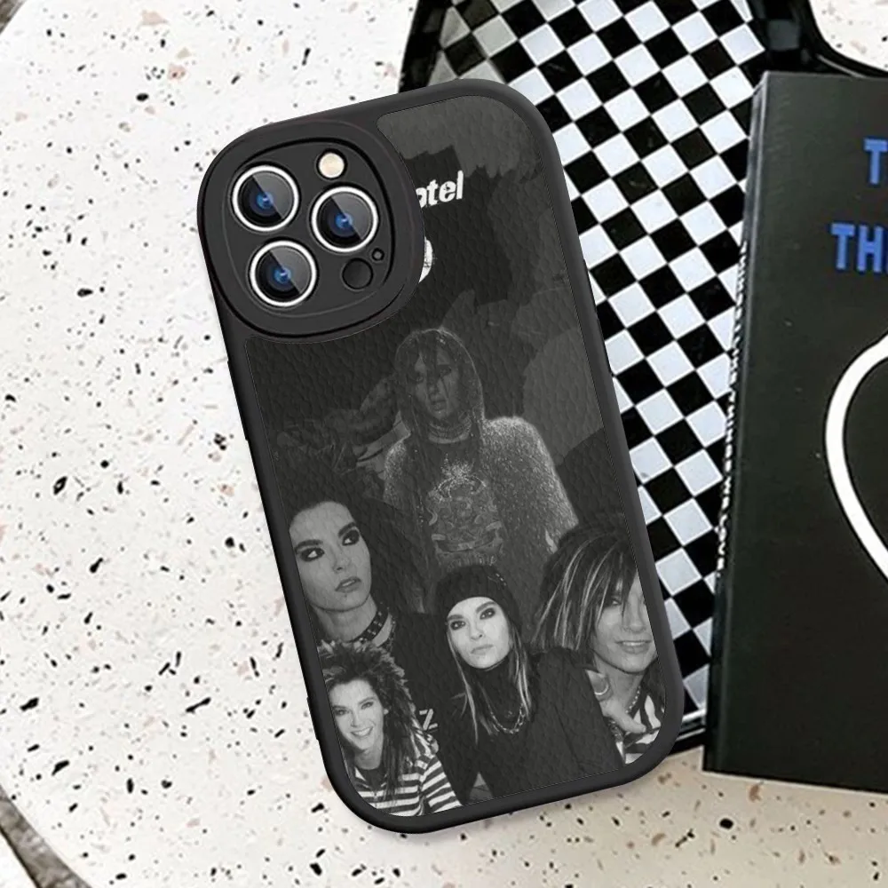 T-Tokio Hotel Band Phone Case Hard Leather For iPhone 14 13 12 Mini 11 14 Pro Max Xs X Xr 7 8 Plus Fundas