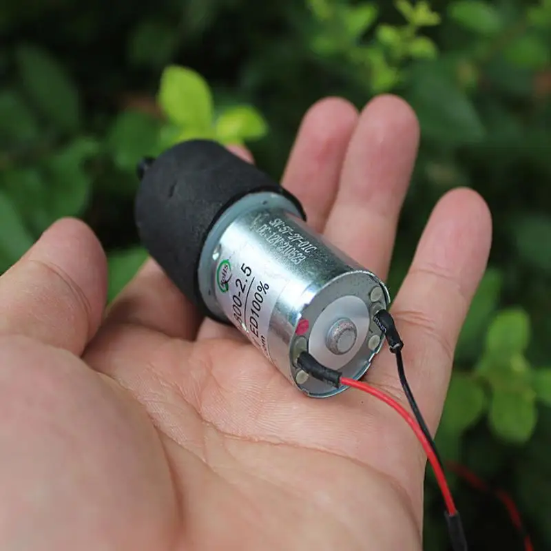 1Pcs DC 12V Micro Diaphragm Pump DIY Sweeper Robot Self-priming Suction Water Pump R27 Series R27-06 Mini 370 Water Pump