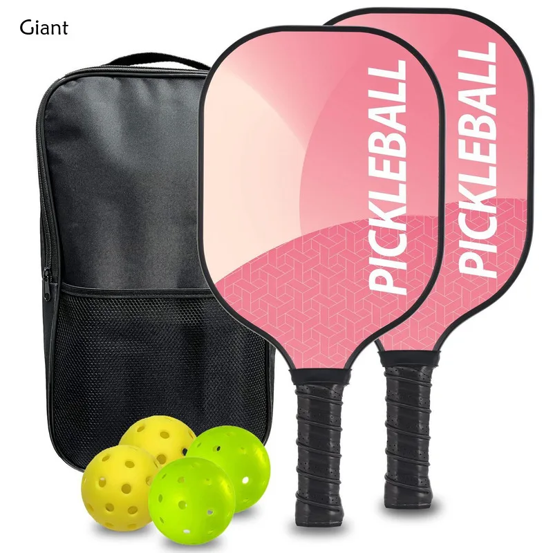 Pickleball Paddles Set Palas Brand Good Quality Fiberglass Pickleball Training Ultra Lightweight Racquet Competition Pickleballs