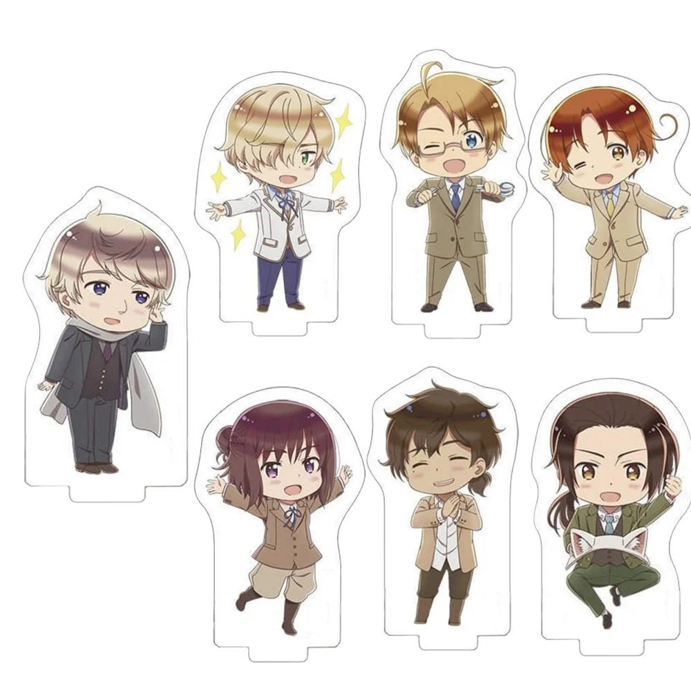 Loen Anime Peripheral Store Hetalia: World Stars Petit Collection Circus Ver Acrylic Keychain Pendant Ornamen Gifts About 6cm