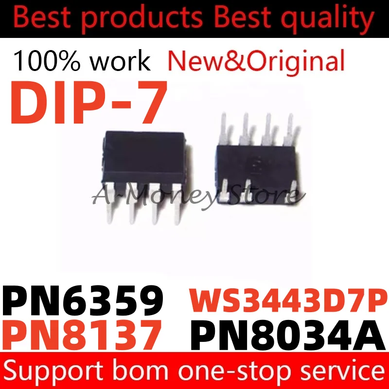 

(10pcs)PN8137 PN6359 PN8034A WS3443D7P DIP-7