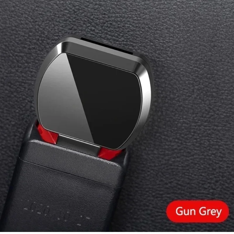 1/2Pcs Car Seat Belt Clip Extender Safety Seatbelt Lock Buckle Plug Thick Insert Socket Extender Safety Buckle For Tesla Porsche image 2