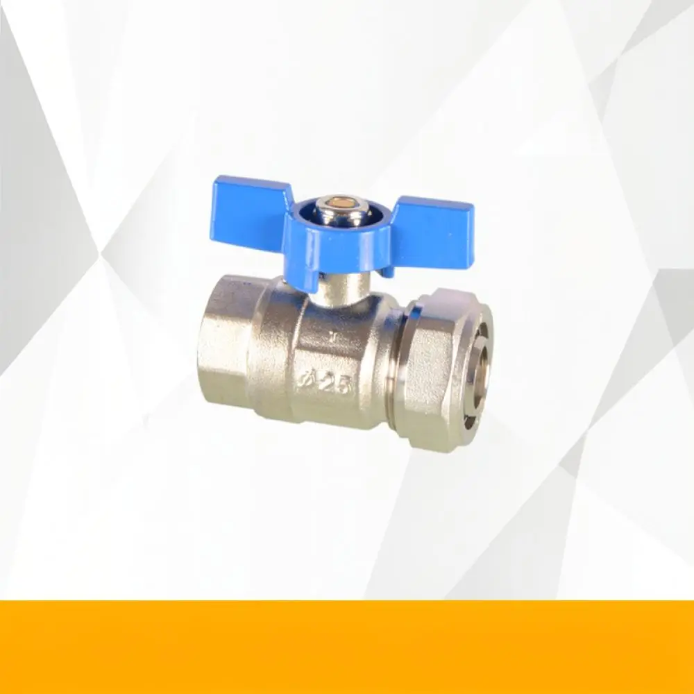 Precision Brass Ball Valve For Aluminum Plastic Tube Fitting Threaded Adapter Plumbing Repair Water Control Solution