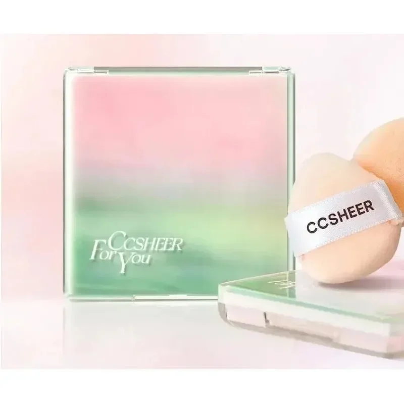 CC Sheer Tri-Color Blush Palette Colore astringente Espandibile Fard termoretraibile Evidenziazione Finitura Bellezza rara Trucco femminile Raro