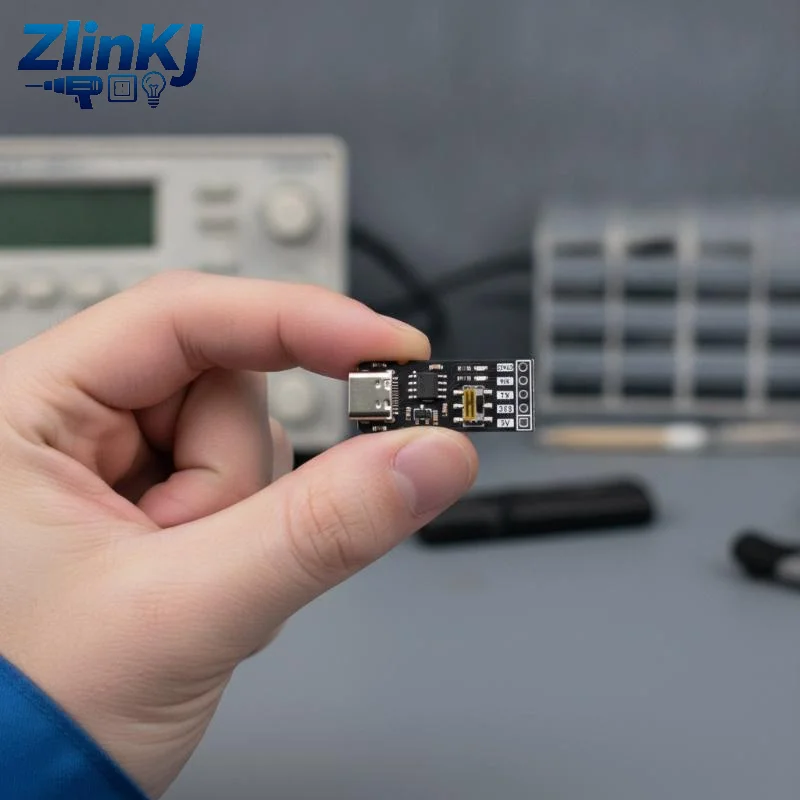 Type-C USB To TTL UART Converter Module, USB To Serial Adapter 3.3V / 5V Level, RX TX Download Debugging Tool