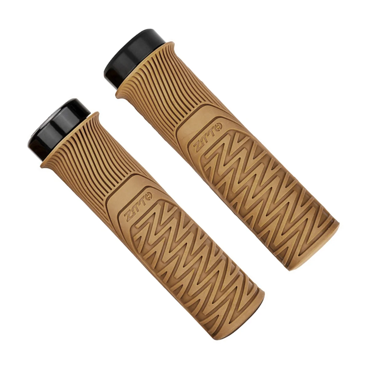 N18R  Mountain Bike Handlebars Non-Slip Comfortable and Thick Handlebars Cover Anti-Shock Grips on Bicycle Handlebars Brown