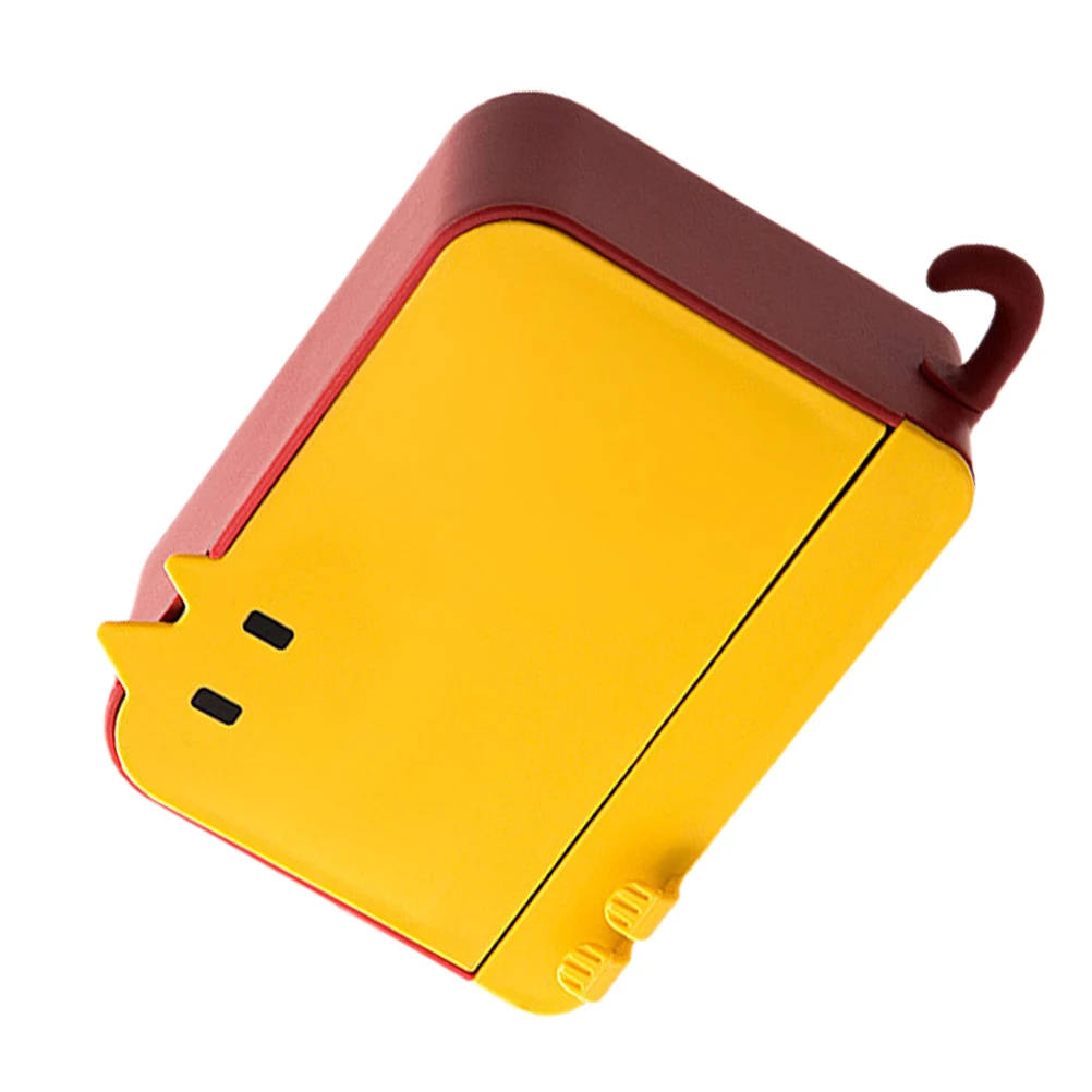 

Wall Mounted Soap Box Holder Lid Hook PP Material Bathroom Shower Draining Design Stylish Simple Elegant Bar Soap Dish
