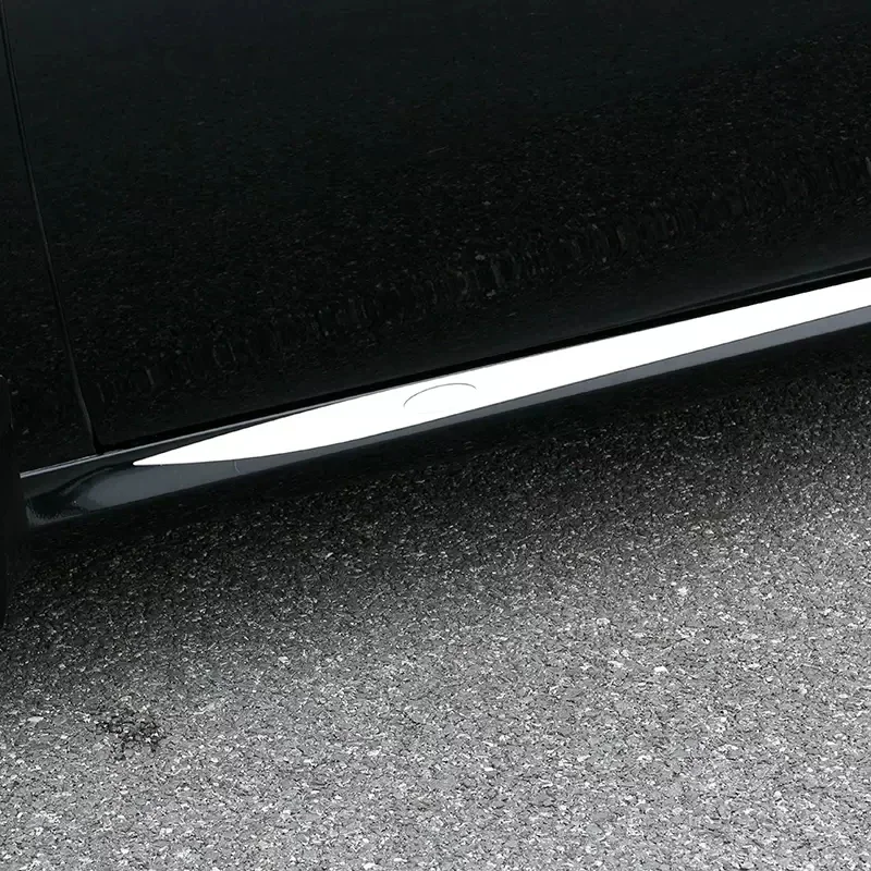 Stainless Steel Door Side Line Strip Body Skirt Molding Trim Sticker Accessories Car Styling For Toyota Camry SE XSE 2018 -2023