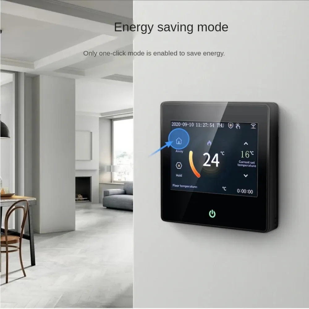 WiFi intelligent constant temperature heating temperature controller with Celsius/Fahrenheit LED touch screen