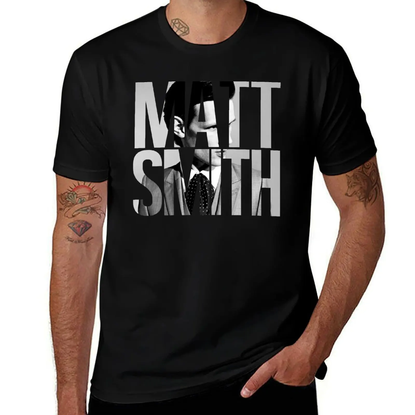 

Matt Smith T-Shirt Work Daily Short Sleeve Top