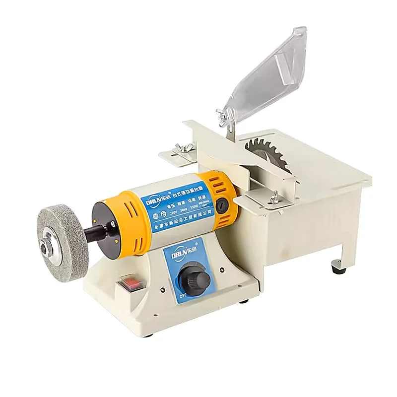 Multifunctional Jade Cutting Machine Bench Grinding Machine Gem Jewelry Rock Polishing Carving Machine Bench Lathe 350W