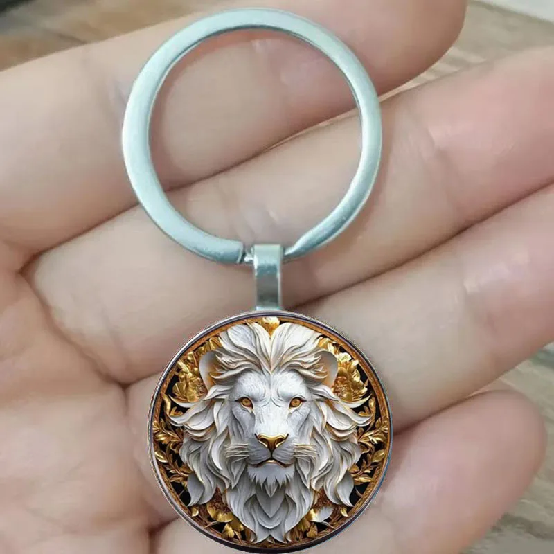 

The ancient style lion keychain is an excellent choice for Christmas, New Year, birthdays, and daily fashion