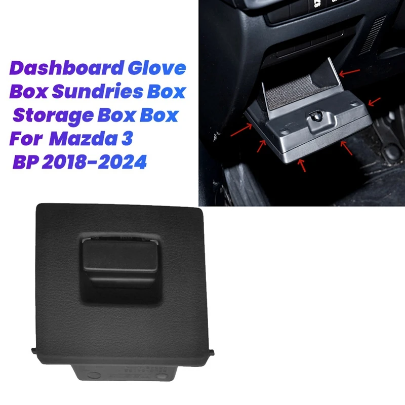 Well-Car Dashboard Storage Box Drawer Glove Box BDGF-64-180 BELG64180 For Mazda 3 BP 2018-2024 BDGF64180 BELG-64-180