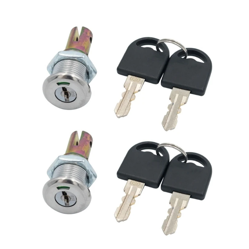 

2Pcs Cabinet Insert Linkage Tool Box Lock Zinc Alloy Drawer Lock with Key Universals Cabinet Tool Box Lock Enduring