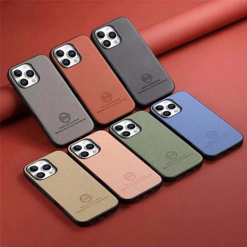 Rutschfeste Handyhülle für iPhone 17 16 15 14 13 12 11 Pro Max Air Plus 17E 16E – Schlanke, dünne, robuste, stoßfeste Schutzhülle für Herren