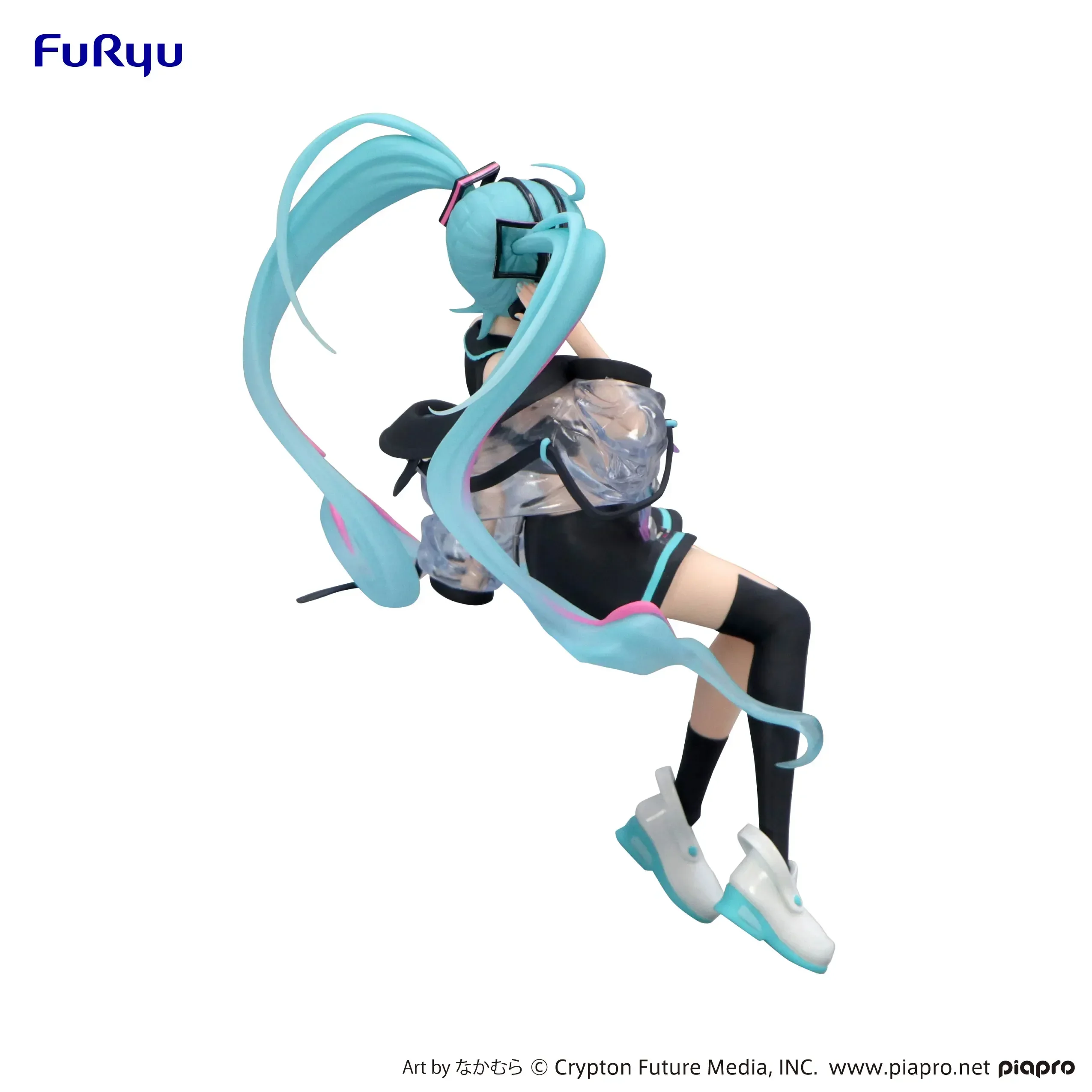 オリジナルフリュー初音ミク-vocaloid-カラフルテクノロジーモデルヌードルストッパーアニメフィギュアおもちゃ-pvc-モデルコレクションギフト