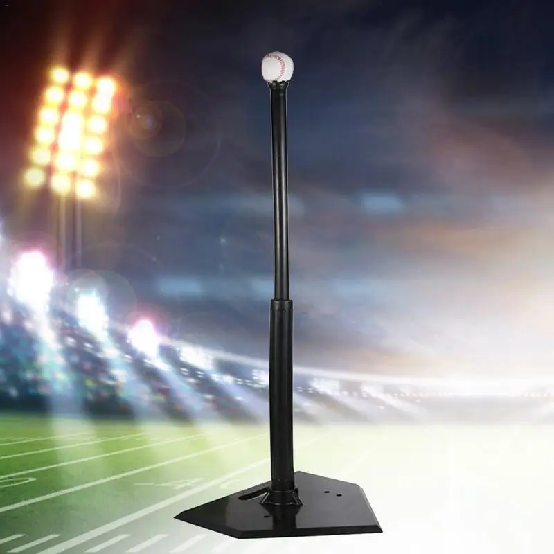 Rubber Material 1m Height Baseball Bat Swing Training Tees Softball Batting Ball Holder Baseball Beginner Exercise Swing Trainer