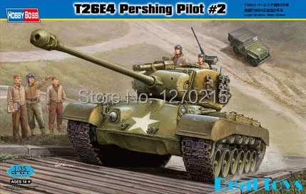 Hobby Boss 82427, T26E4 Super Pershing Pilot #2 Tank, Panzer, Bausatz 1/35-Scale Model Kit