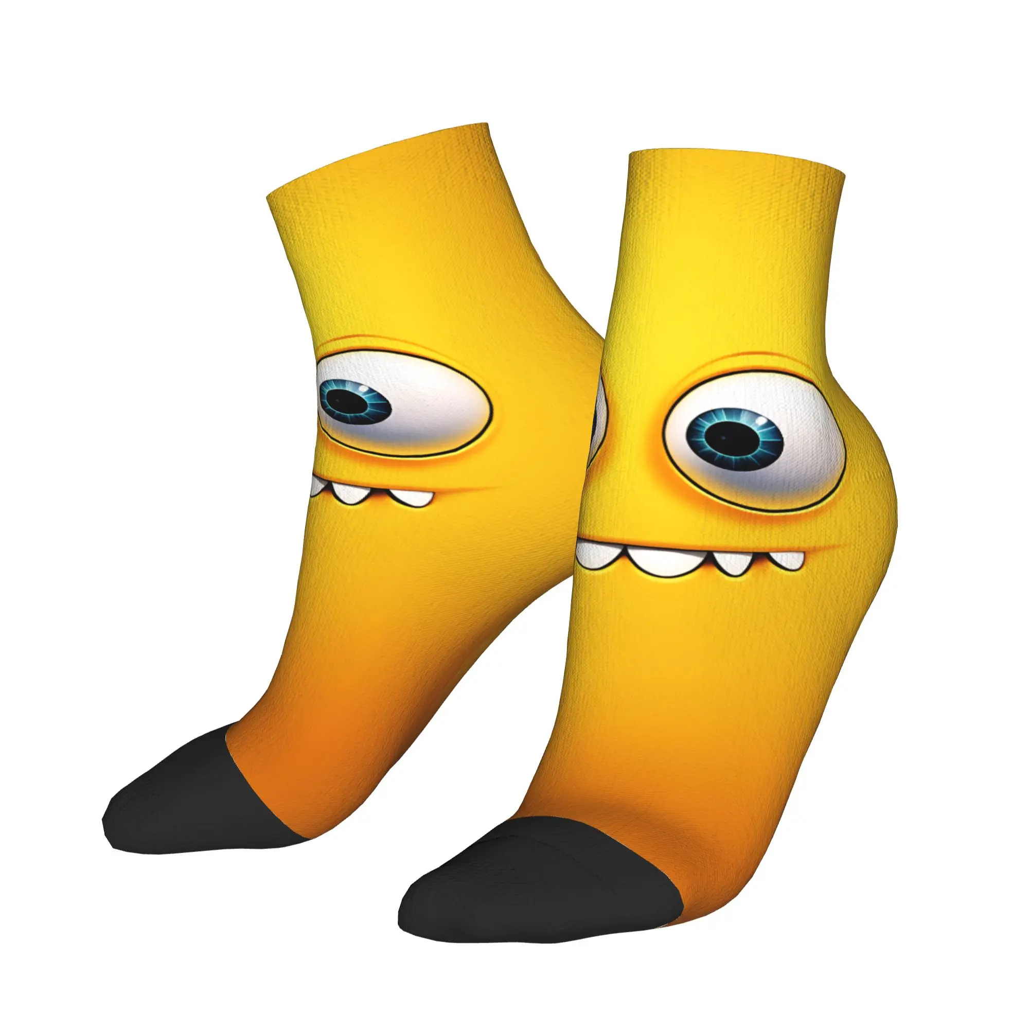

An Evil Looking Face Funny Meme Ankle Socks Women Men High Quality Novelty Sock Spring Skateboard Anti Sweat Pattern Socks Gift