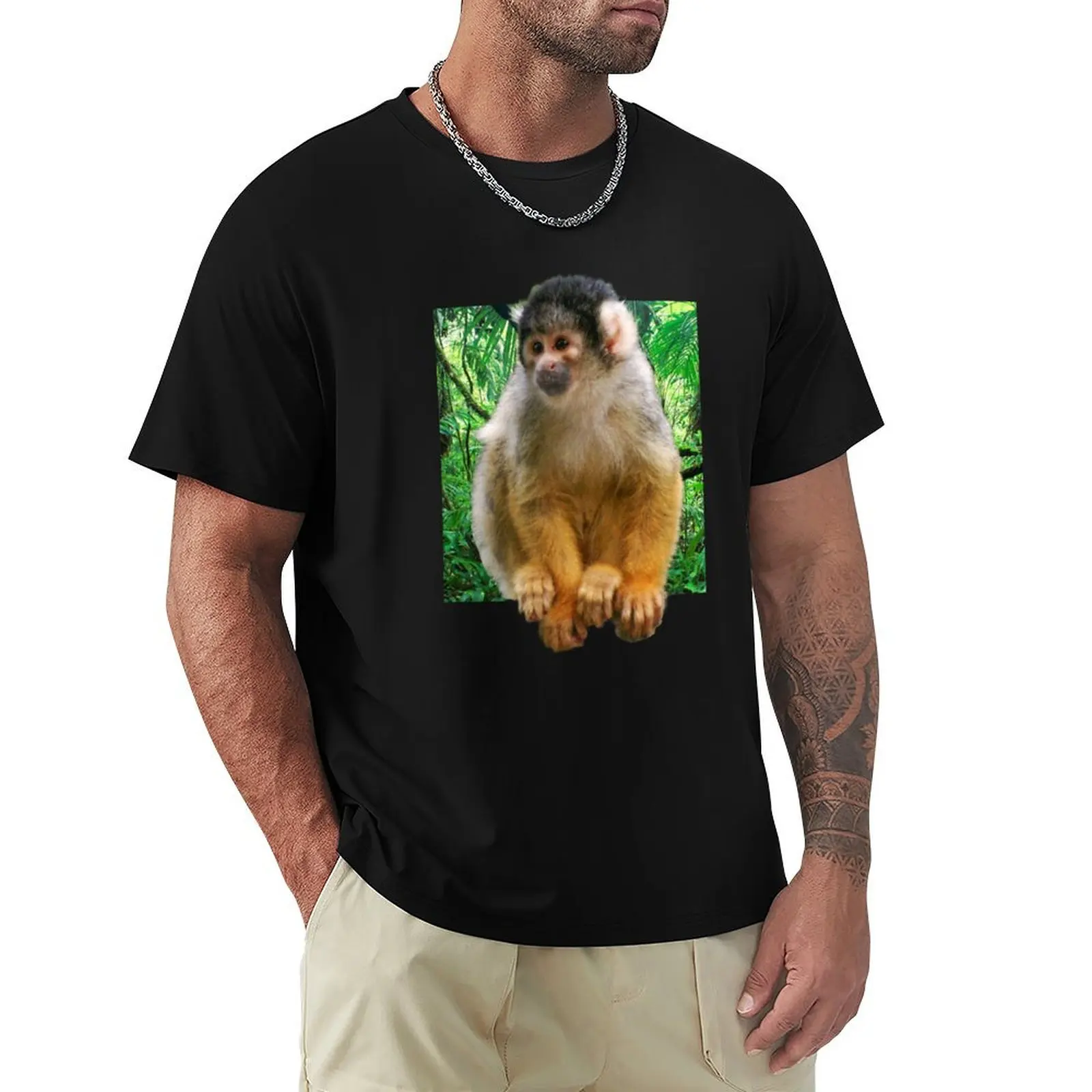 Squirrel Monkey Squirrel Monkey T-shirt oversized for a boy fruit of the loom mens t shirts