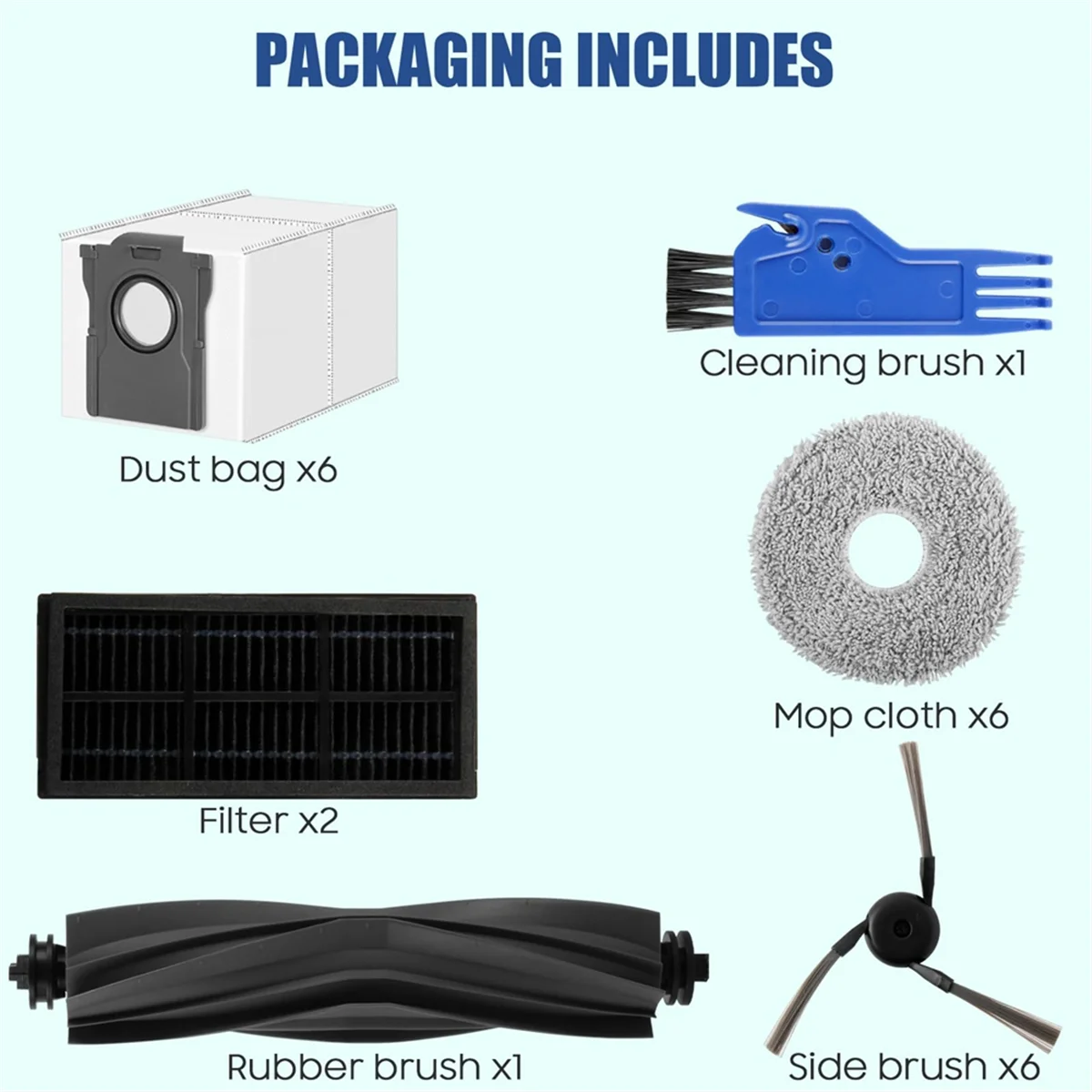 

Professional Accessories for Dreame X40 Ultra Complete/L40 Ultra Vacuum Robot
