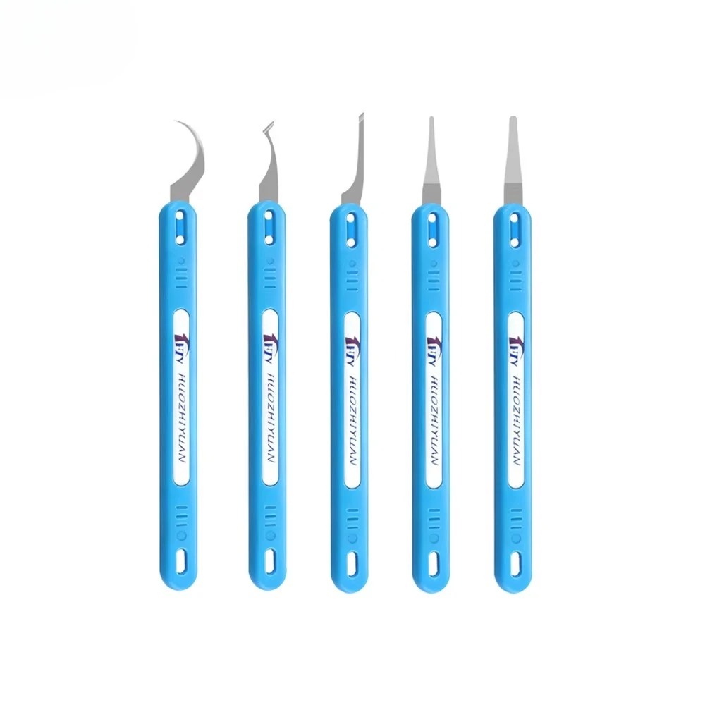 H505 Multifunctional Glue Removal Blade 5-piece Set Hardness and Flexibility Motherboard Chip Suitable for Phone Repair
