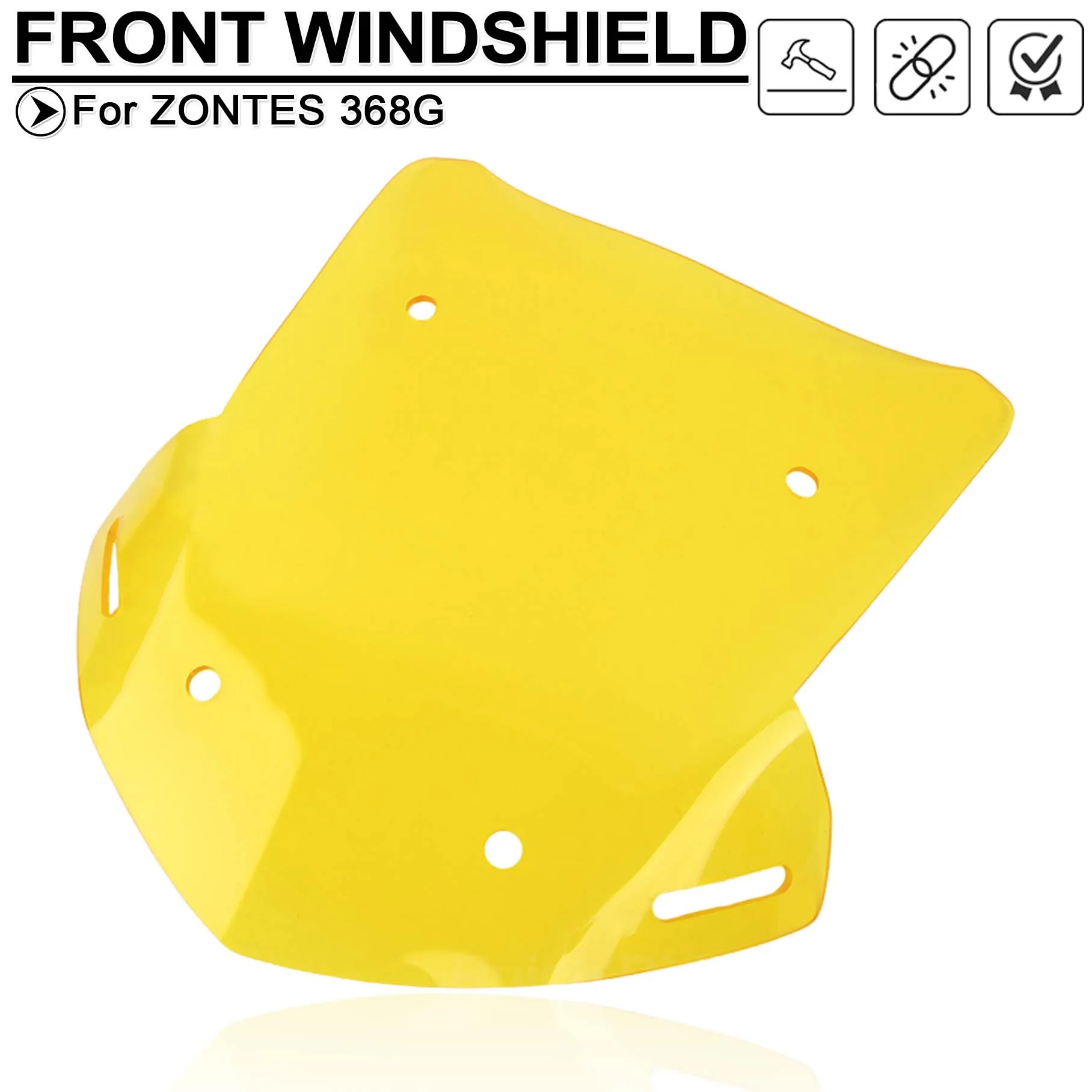 

Motorcycle Front Windshield Windscreen For ZONTES 368G G 368 G G368 Fairing Wind Screen Rain Shield Deflector Protector Cover