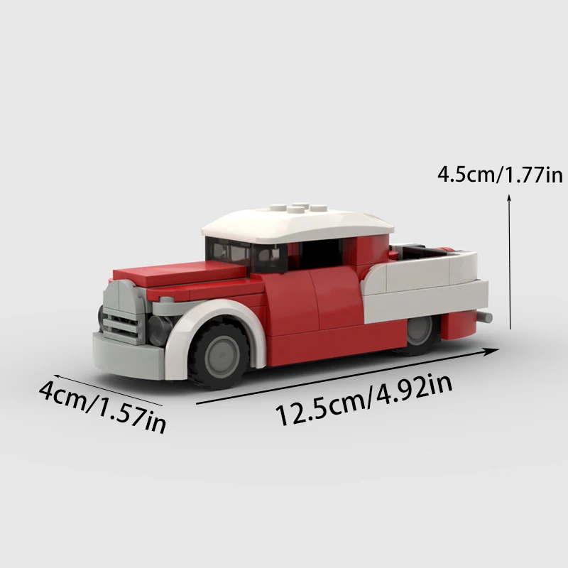 مجموعة ألعاب نموذج مكعبات البناء الكلاسيكية للسيارة الخارقة من MOC، عيد ميلاد مثالي، عيد الهالوين، هدية عيد الميلاد أو ديكور المنزل