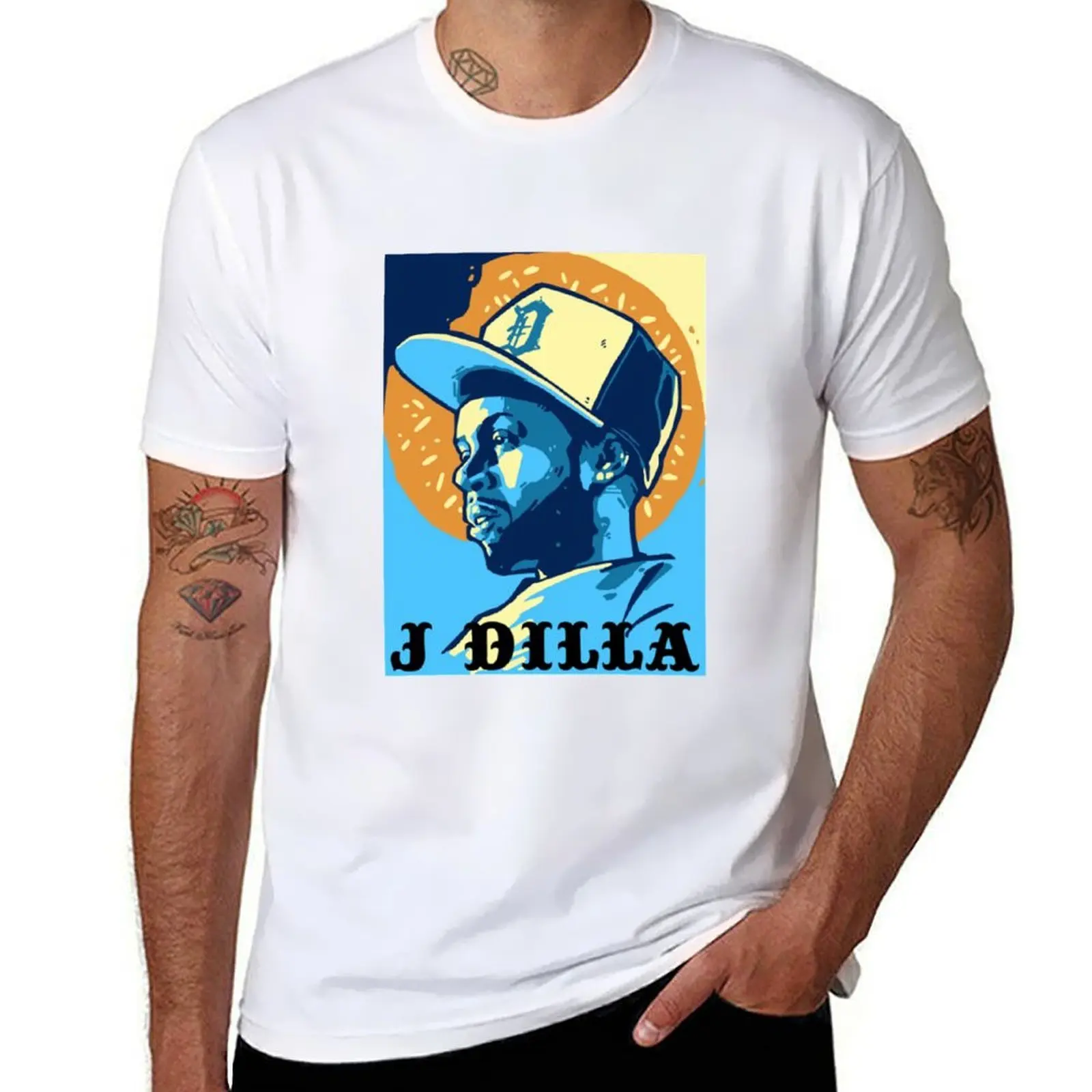 

J Dilla Donuts T-Shirt man graphic t shirt man t shirt cotton high quality T-Shirt