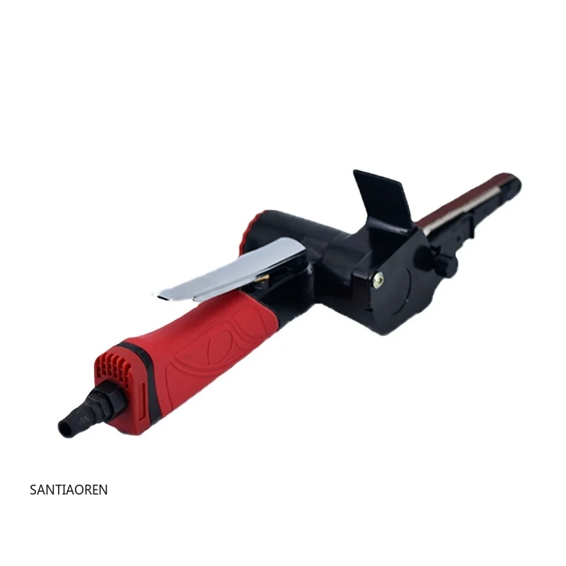 

2025Manufacturer Wholesale Adjustable Air Belt Sander Mini Pneumatic Metal Polishing Machine Work and Grinder